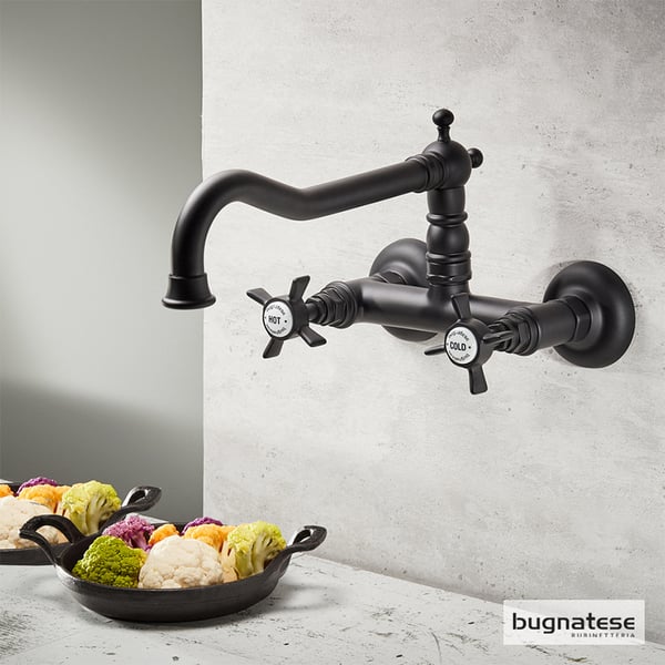 Μπαταρία νεροχύτη Princeton Black Matt